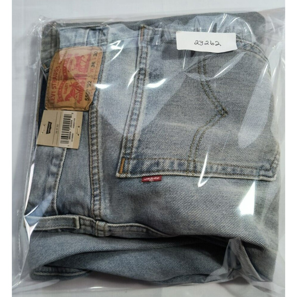 NEW Levi's Strauss 550 '92 MEN 36x30 Relaxed Taper Light Blue Paint Stained - Picture 10 of 10